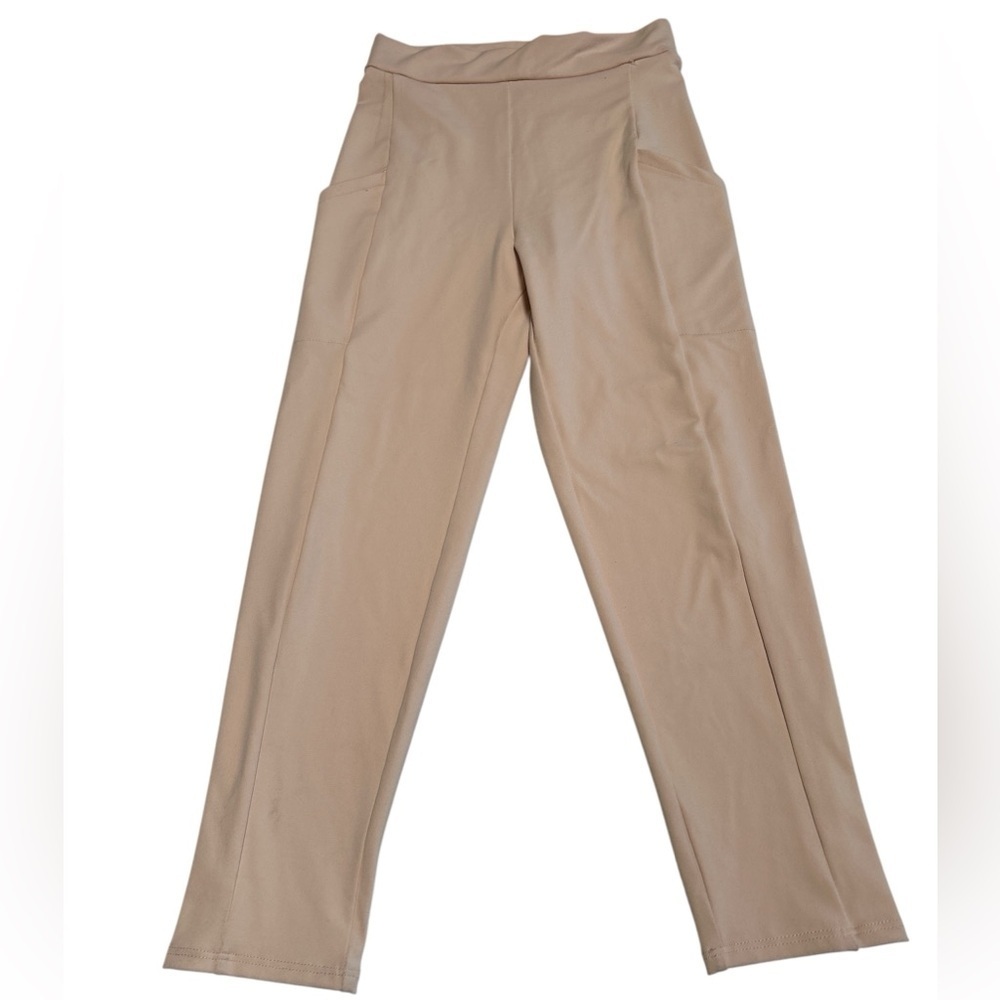 Live The Process Beige Leggings